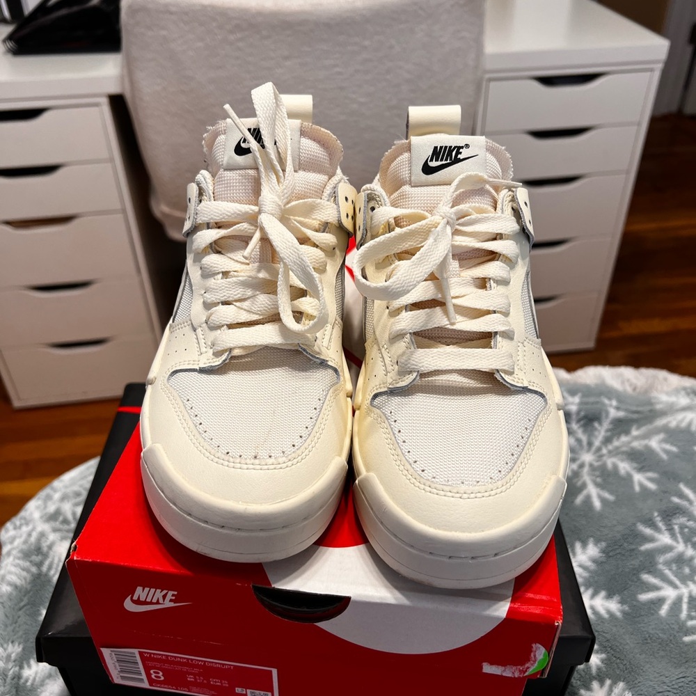 Nike Dunk Low Disrupt Coconut Milk Size 8 Women’s - Picture 5 of 9